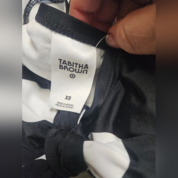 Tabitha Brown- XS, Black and White Swimsuit - Picture 8 of 10